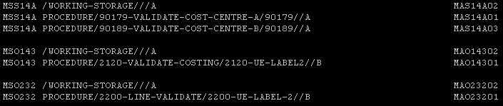 Ellipse user-exit configuration